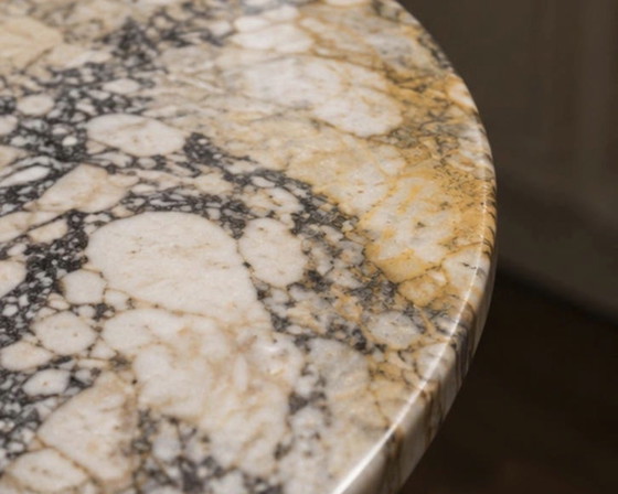 Tavolo da Pranzo Rotondo in Marmo Calacatta – Tavoli da pranzo, Marble (photo 3 of 5)