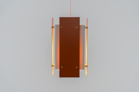 Image 1 of Impresionante par de lámparas colgantes de Lyfa (Dinamarca, años 60).