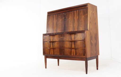 Erling Torvits for Klim møbelfabrik vintage rosewood secretaire desk Danish