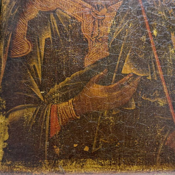 Icono ruso antiguo Arcángel Miguel Siglo XIX – Objetos decorativos, Wood (photo 4 of 5)