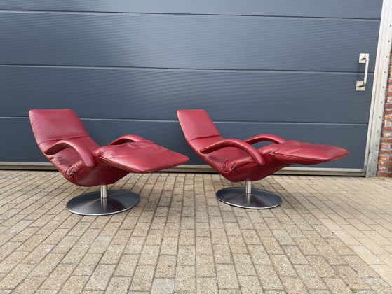 Image 1 of 2x neuwertige Jori Yoga Relax Maxi Mono-Move rote Lederschuhe, Top-Zustand!!