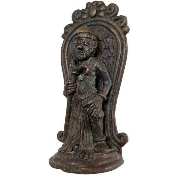 Antique Bronze Indonesian Semar – Javanese Mythology & Protection – ca. 1920 – Sculpture (photo 6 of 7)