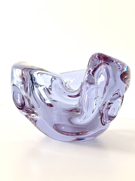 Image 1 of Bol/cendrier en verre vintage