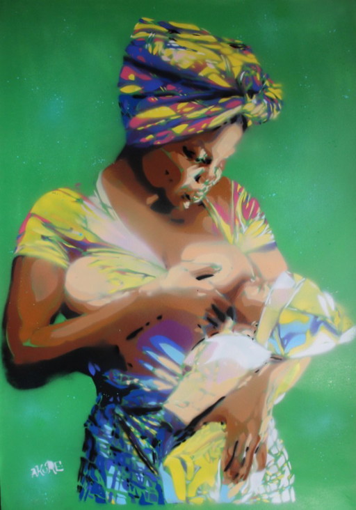 Akore canvas - Mum – 100 x 70 cm (2024)