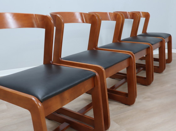 Image 1 of Set of 6 Dining Chairs Willy Rizzo for Mario Sabot, Italy 1970s