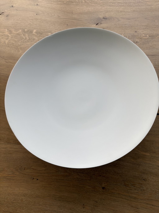 Prachtige mat witte schaal Muriel Grateau 49 vm