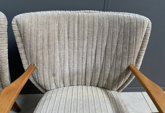 Image 1 of Ensemble de chaises de cocktail avec accoudoirs, années 1960