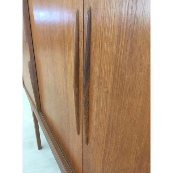 Image 1 of Vintage teak sideboard with built-in bar section, Denmark 1960