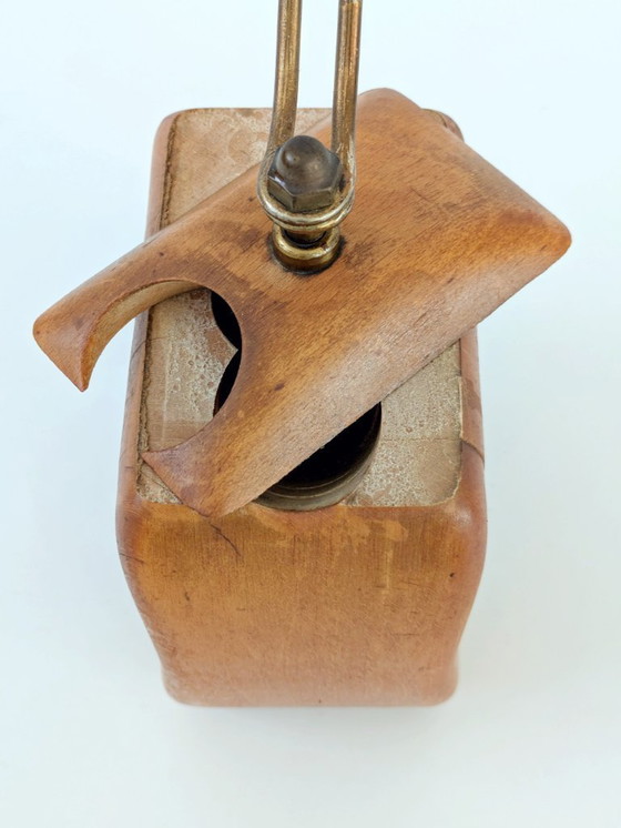 Image 1 of Rare 1950s Alexanderwerk “Perfekt” Coffee Grinder | Beechwood, Brass and Bakelite, Made in Germany