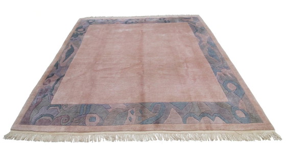 Original Modern Designer Highland Wool Rug Nepal 259 x 248 cm, Rugs & carpets, Pink (photo 4 of 9)