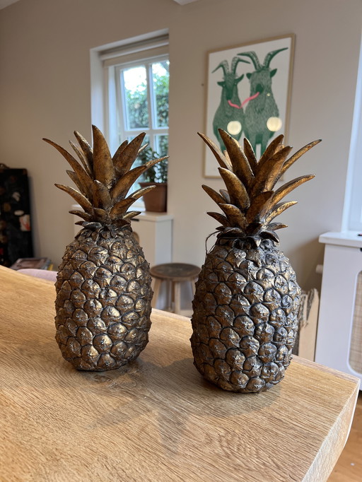 Vintage Decorative Golden Pineapple