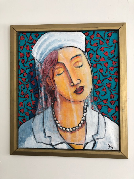 Jacques Tange schilderij