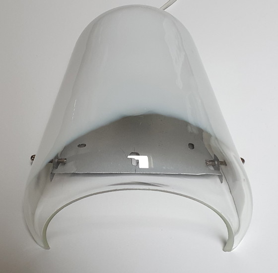 Image 1 of Vintage Mond Geblazen Wandlamp