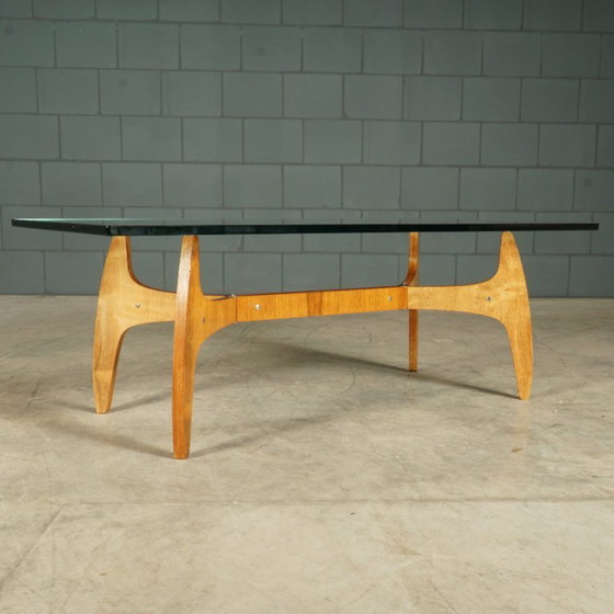 Table basse style années 60 – Bois et verre – Tables basses, Glass, Wood (photo 7 of 16)