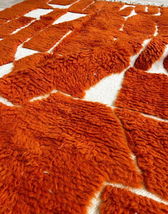 Tapis marocain élégant – Laine des montagnes de l'Atlas, fait main, 250 cm x 150 cm – Cotton (photo 5 of 7)