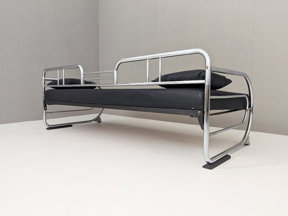 Image 1 of Divano in acciaio tubolare Bauhaus di Hynek Gottwald, anni '30