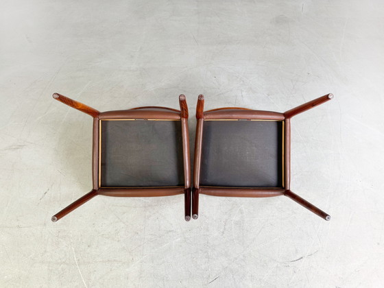 Image 1 of Lot de 2 chaises Niels Otto Møller Midcentury modèle 80 palissandre