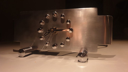 Space age table clock
