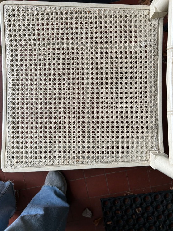 Image 1 of 4 x Faux bamboo chairs