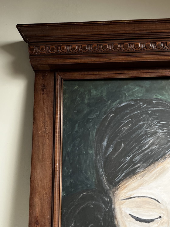 Image 1 of Gemälde mit Holzrahmen