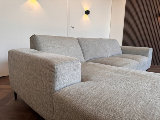 Canapé d'angle en bois gris 265 x 165 cm – woood, Canapés d'angle, Textile (photo 6 of 12)