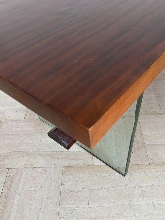 Large Console by Fontana Arte, Italy, 1960s – Wood, Glass (photo 16 of 21)