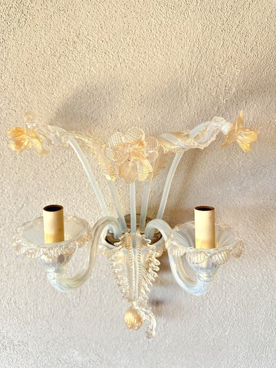 Grande applique murale vintage en Murano – Appliques murales (photo 14 of 14)