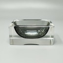 1960s Stunning Grey Ashtray or Catchall By Flavio Poli for Seguso.