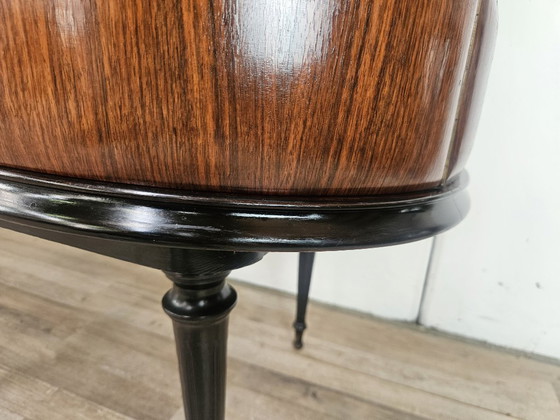 Vittorio Dassi Rosewood Credenza With Black Glass Top, Italian 1940 – Vittorio Dassi Mobili Moderni (photo 33 of 36)