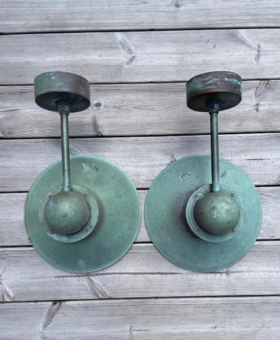 Coppia di Applique da Esterno 'Nyhavn' di Alfred Homann & Ole Kjaer per Louis Poulsen - Danimarca – Metal (photo 3 of 12)
