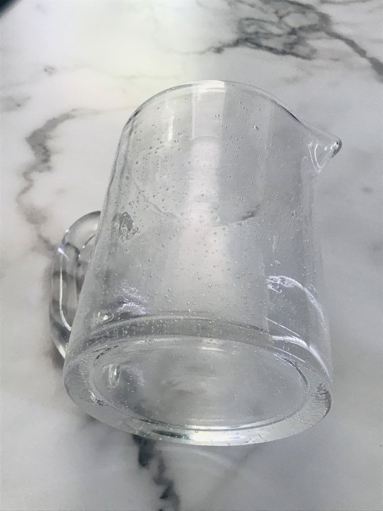 Image 1 of Transparent bubble glass pitcher