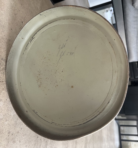 Image 1 of Art Deco umbrella stand 1930s color gray with grape image