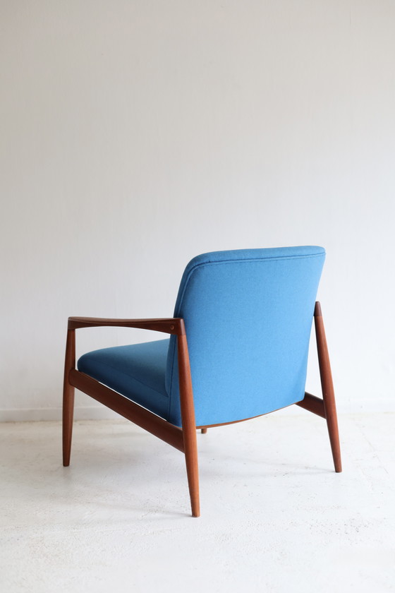 Image 1 of Fauteuil Deens jaren 60, Hergestoffeerd