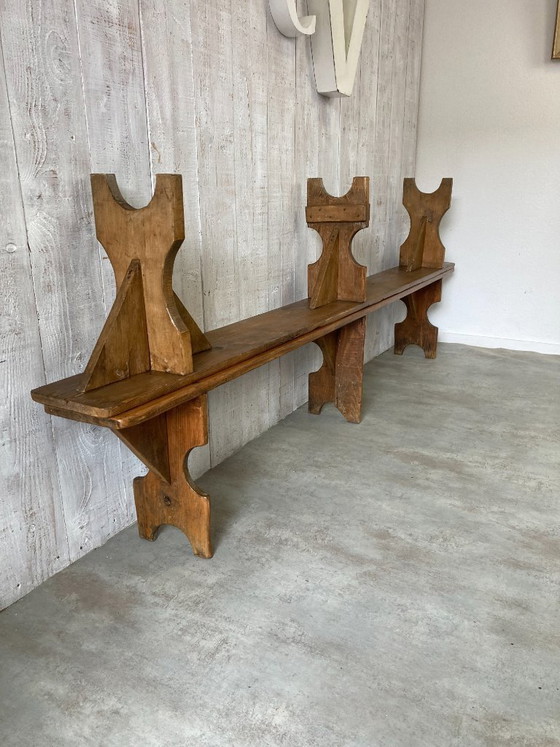 Image 1 of Pair of farm benches 250cm