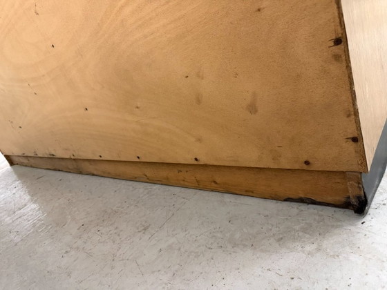 Armoire d'école vintage en teck avec portes coulissantes – Meubles tv, Wood (photo 21 of 22)
