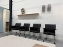 4 Design on Stock Gola Dining Chair with Wheel Black