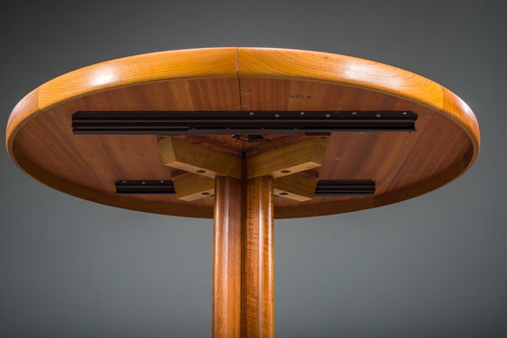 Image 1 of Vintage Round Teak Dining Table, 1960s