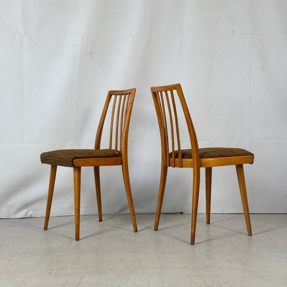Image 1 of Set aus 4 tschechoslowakischen Esszimmerstühlen, 1960er Jahre