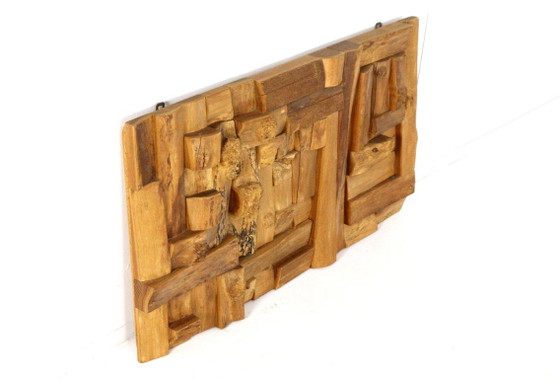Image 1 of Pannello murale in legno vintage