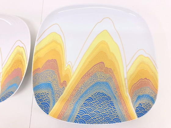 Image 1 of 2 Plates/Fruit Bowls by Rosenthal Design Rosamonde Nairac 70s