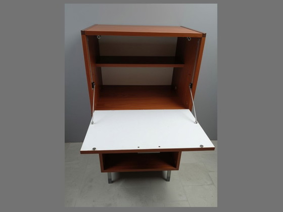 Cees Braakman for Pastoe Teak Secretaire, 1950s, Storage cabinet, Wood, Brown (photo 4 of 6)