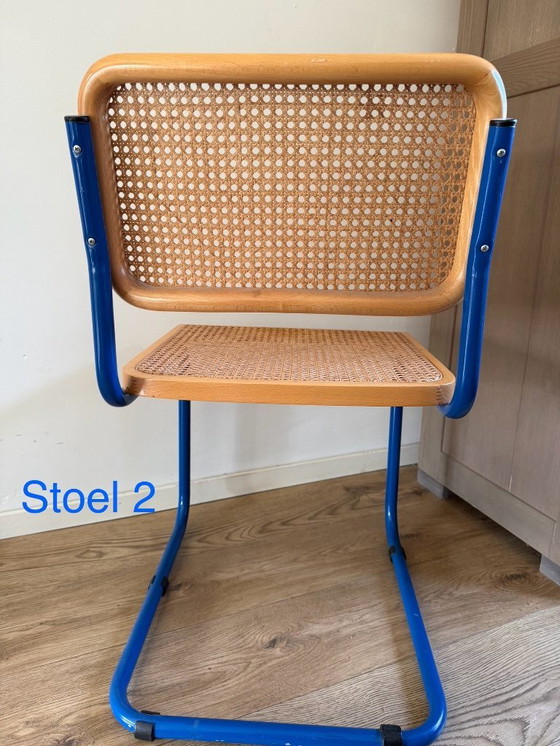 Image 1 of Rare blue Breuer style Cesca Chair