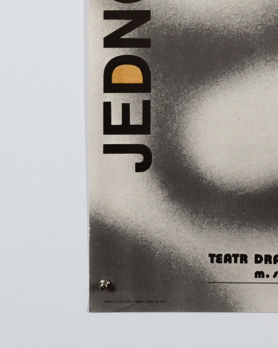 Jednooki Jest Krolem – 1975 – Original Vintage Theater Poster By Marcin Stajewski – Polish School Of Posters (photo 8 of 8)