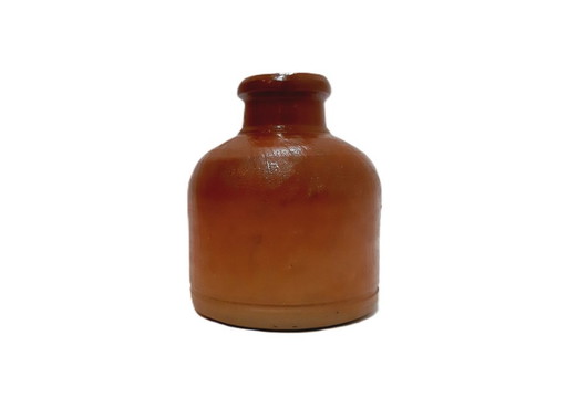 Vaso marrone in ceramica vintage