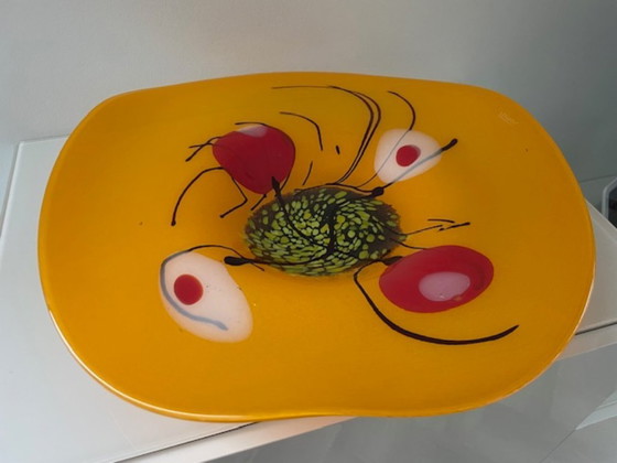 Image 1 of Murano glaskunst schaal Loranto groot model