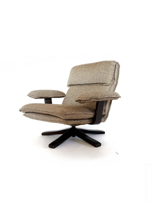 Sillón giratorio vintage de los años 80