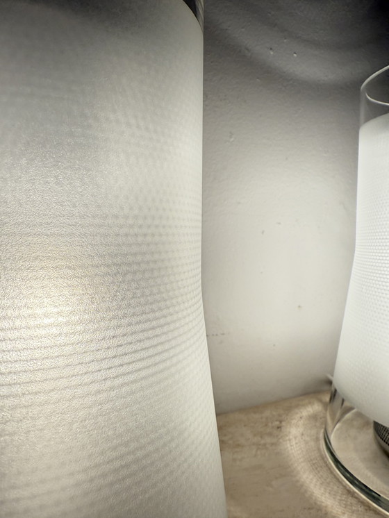 Image 1 of Lampe de table vintage IKEA 80s B9919 - Verre dépoli fait main avec diffuseur