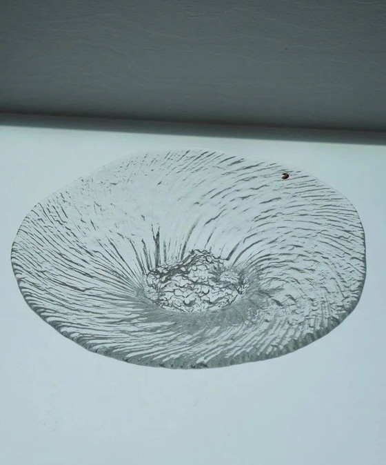 Image 1 of Finnische Avanti-Schale aus Kunstglas von Tapio Wirkkala für Iittala, 1979