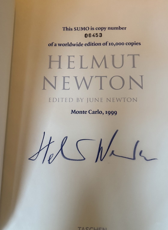Image 1 of SUMO Helmut Newton edizione originale 1999 incl. supporto