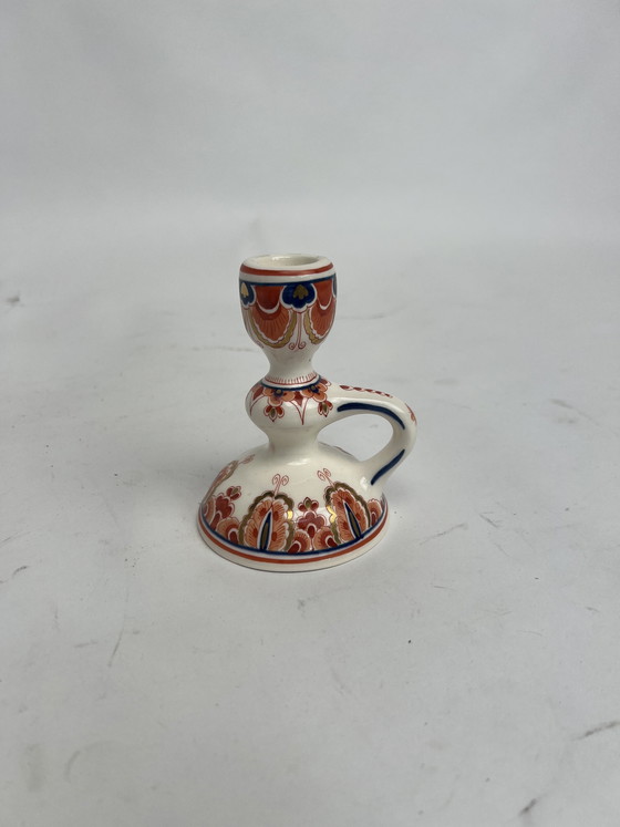 Image 1 of Chandelier en porcelaine de Delft avec anneau